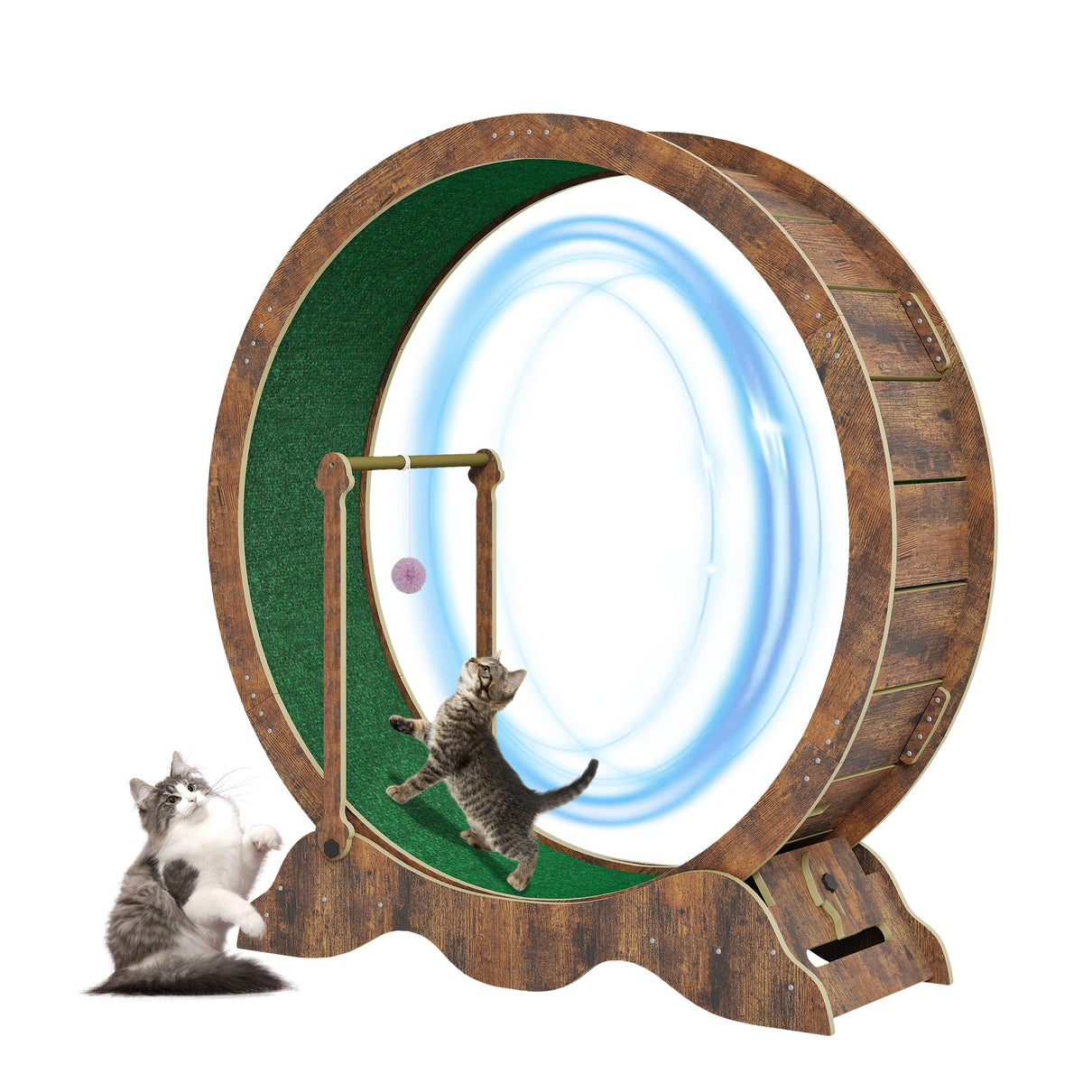 Cat Exercise Wheel 109cm Retro Brown