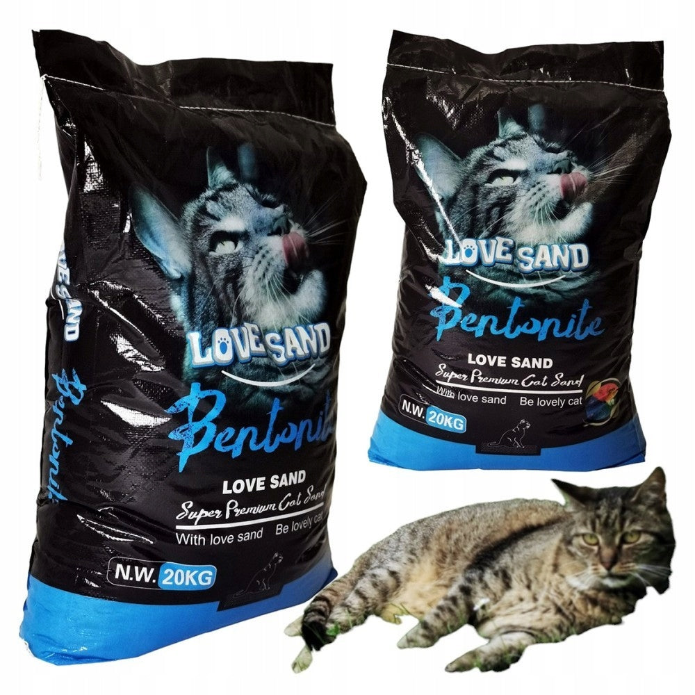 Cat Litter 25 L Bentonite Natural