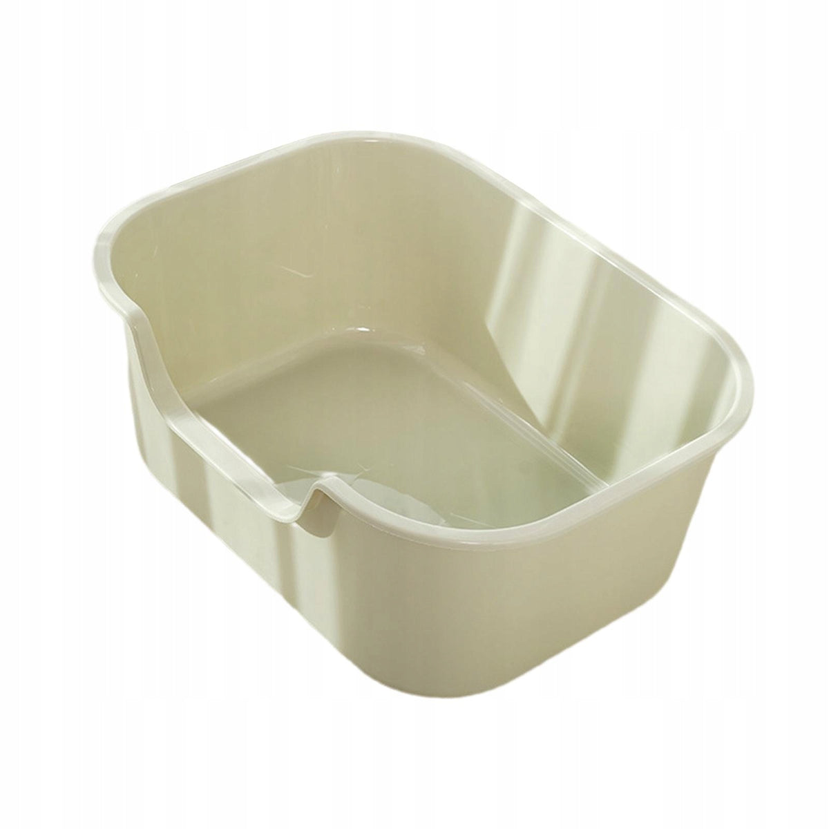Cat Litter Box Portable Anti Splashing Cat Sand Box Open Top Pet Green