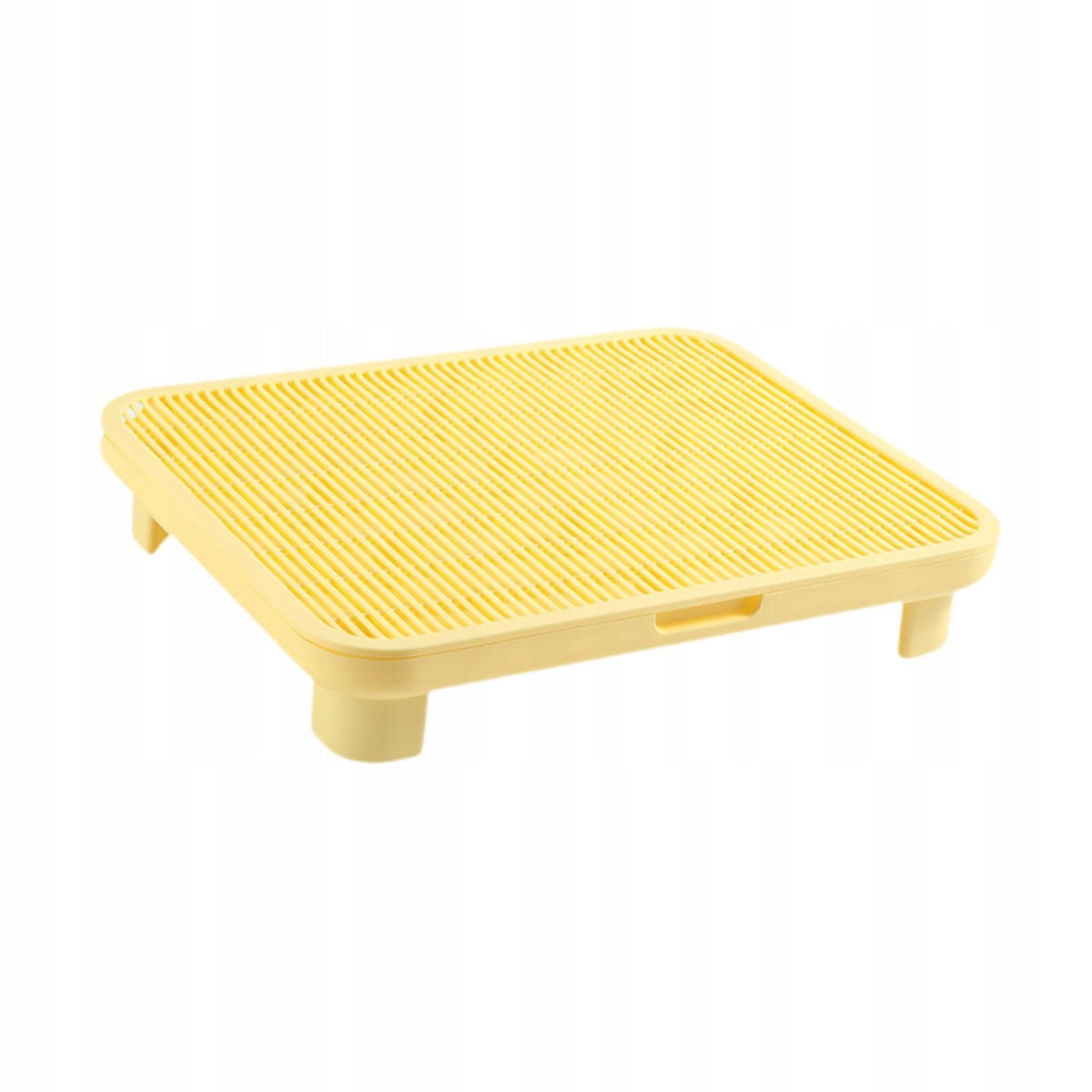 Cat Litter Box Step Professional Portable Practical Cat Litter Yellow