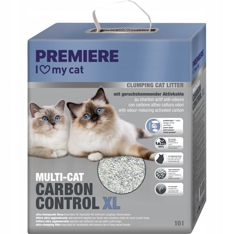 Cat Litter Premiere Multi-Cat Carbon Control XL 10L
