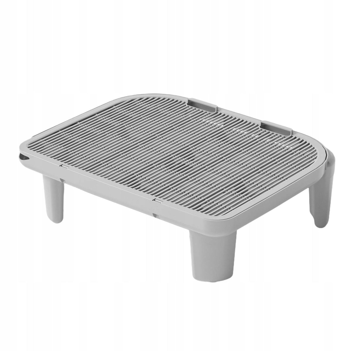 Cat Litter Ramp Portable for Cat Litter Box Cat Litter Trapping Mat grey