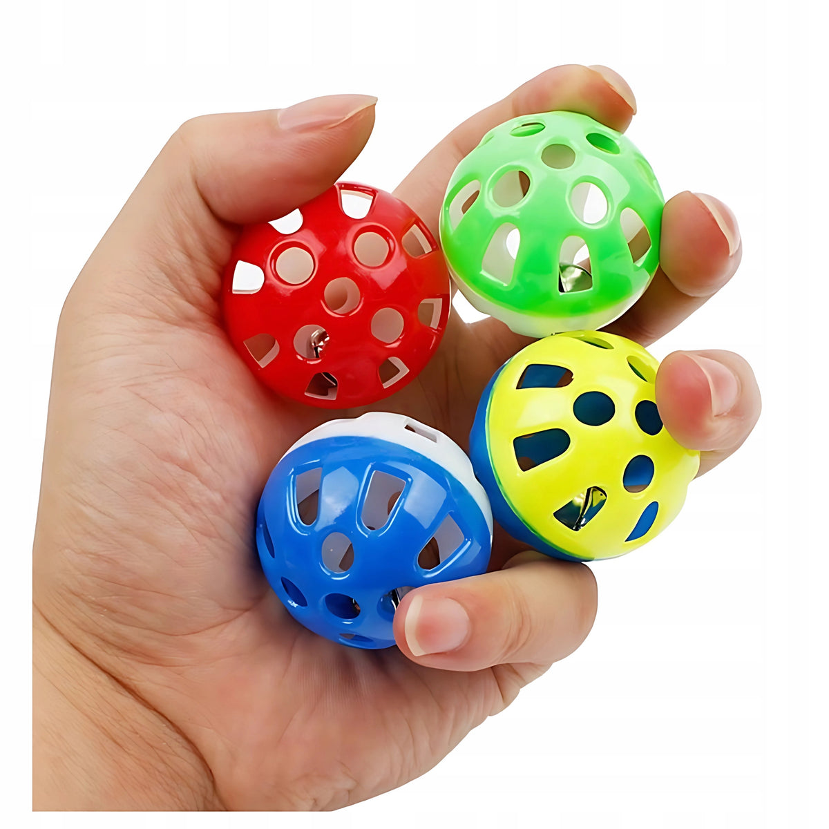 Cat Toy Ball with Bell Ringing Ball Plastic Ball Brand Homeek