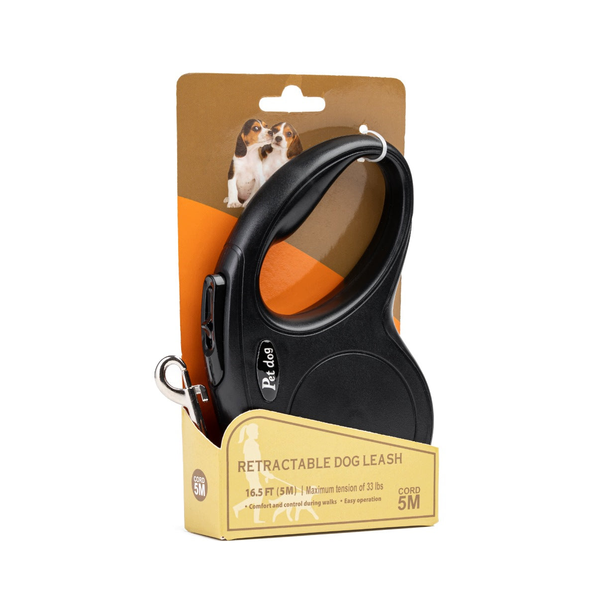 Cat dog leash automatic pull-out with lock long for walking 5m Manufacturer code P10