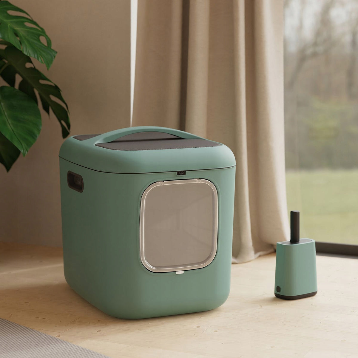 Cat litter box Rotho White XL - green Manufacturer code 4006605092WS