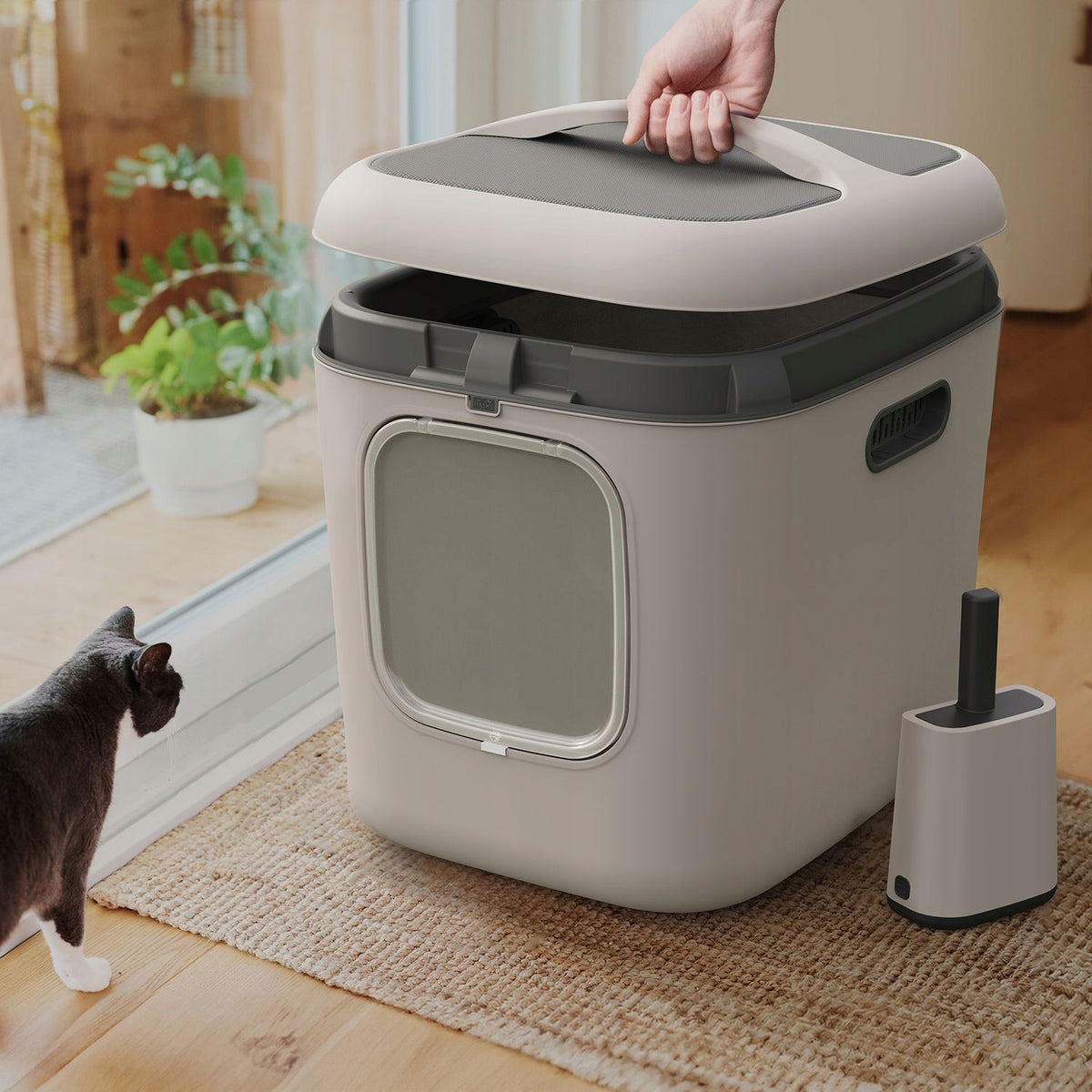 Cat litter box Rotho White XL - white Manufacturer code 4006601023WS