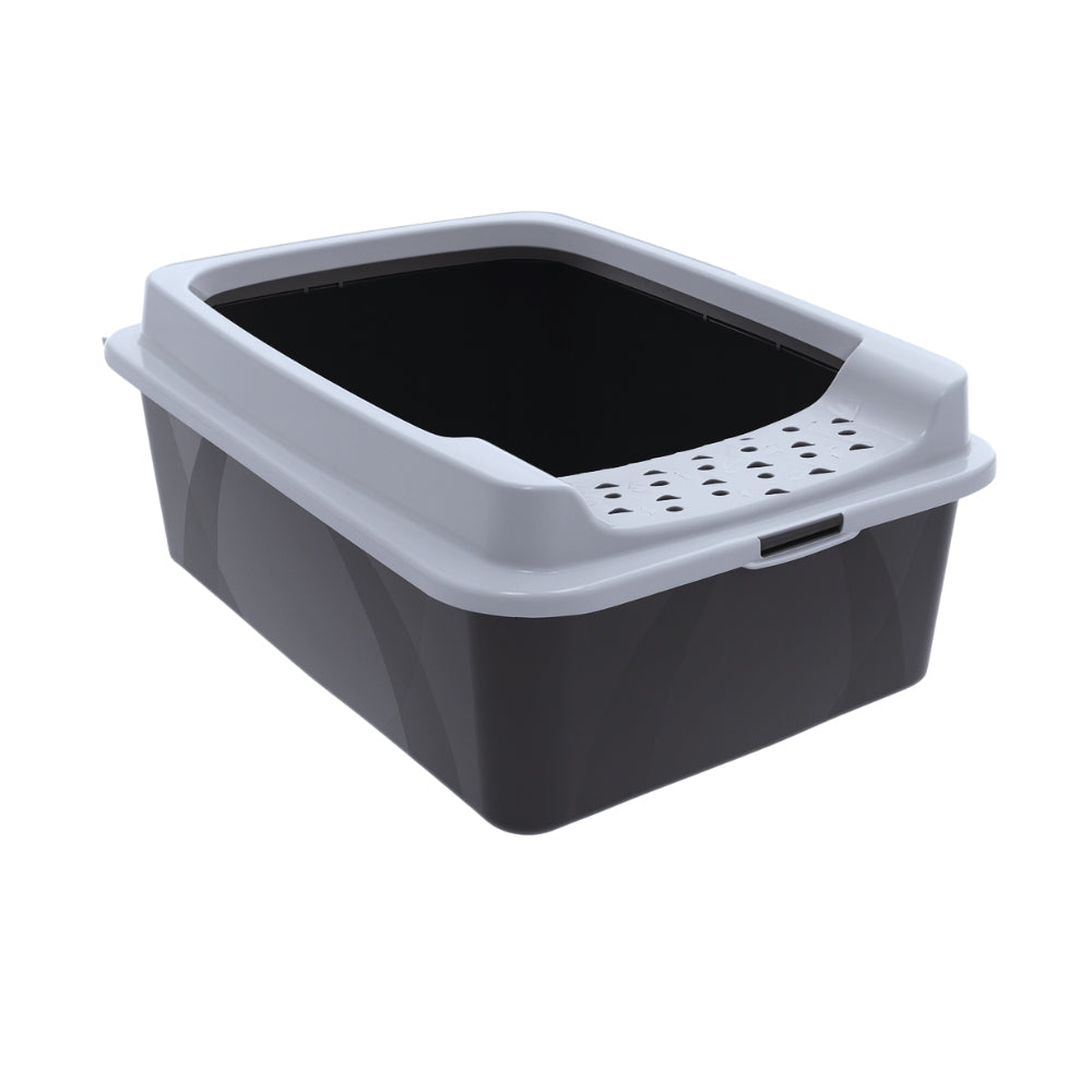 Cat litter box with frame GREY Bonita DIAMENTIQ