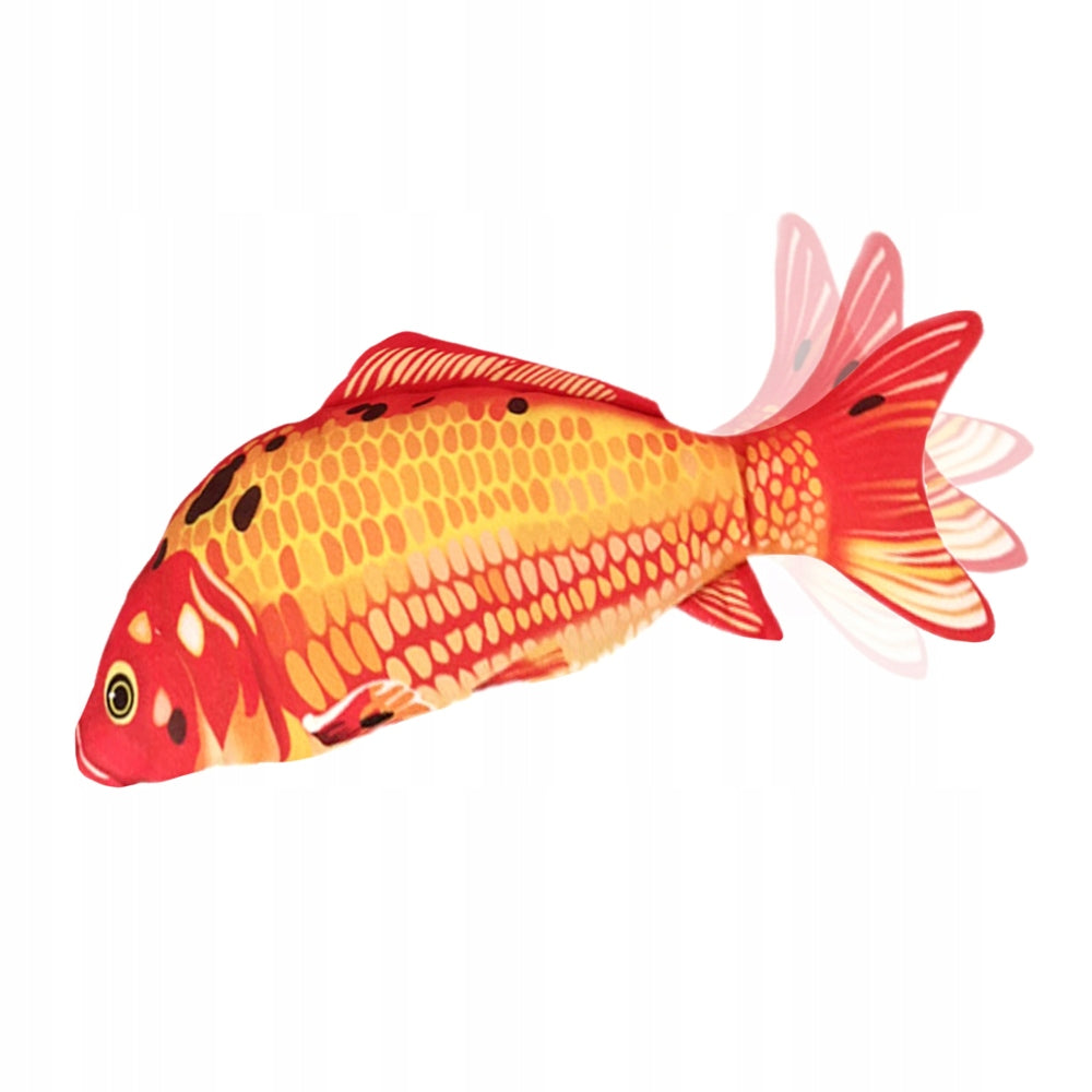 Cat toy fish moving dancing
