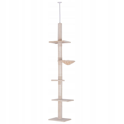 Cat tree ceiling height 230-260 cm Beige