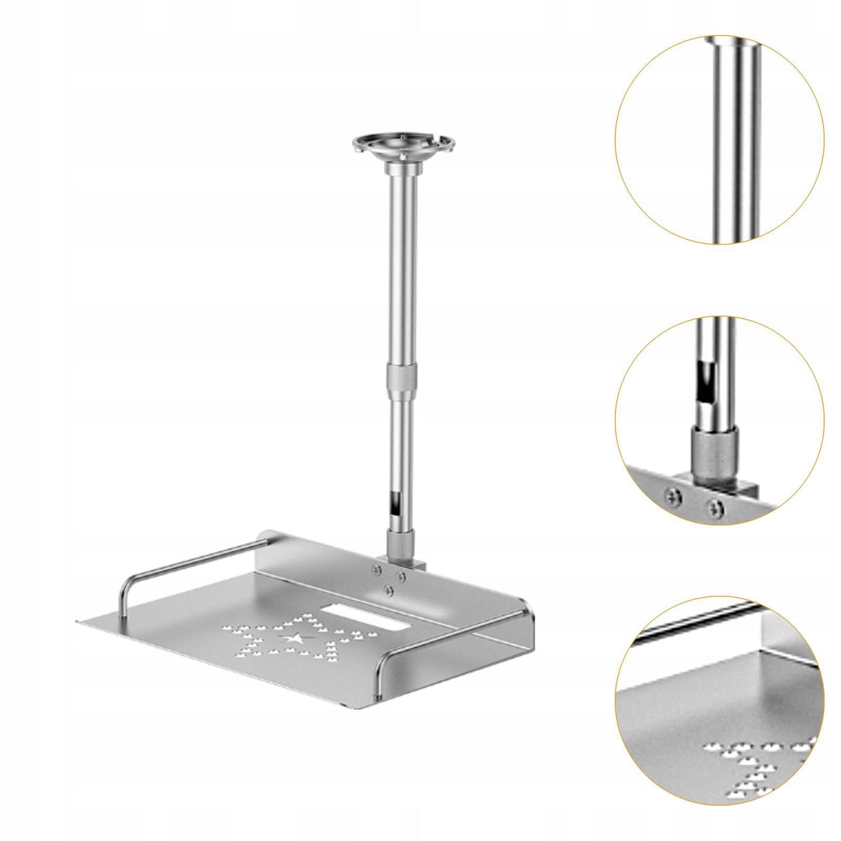 Ceiling Mount with Tray for Projector Camera Sturdy Structure Style A Packaging status original