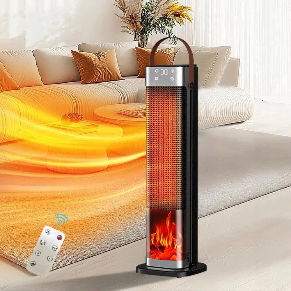 Ceramic tower fan 2000W apron with remote control flame effect Manufacturer code TAI 071L