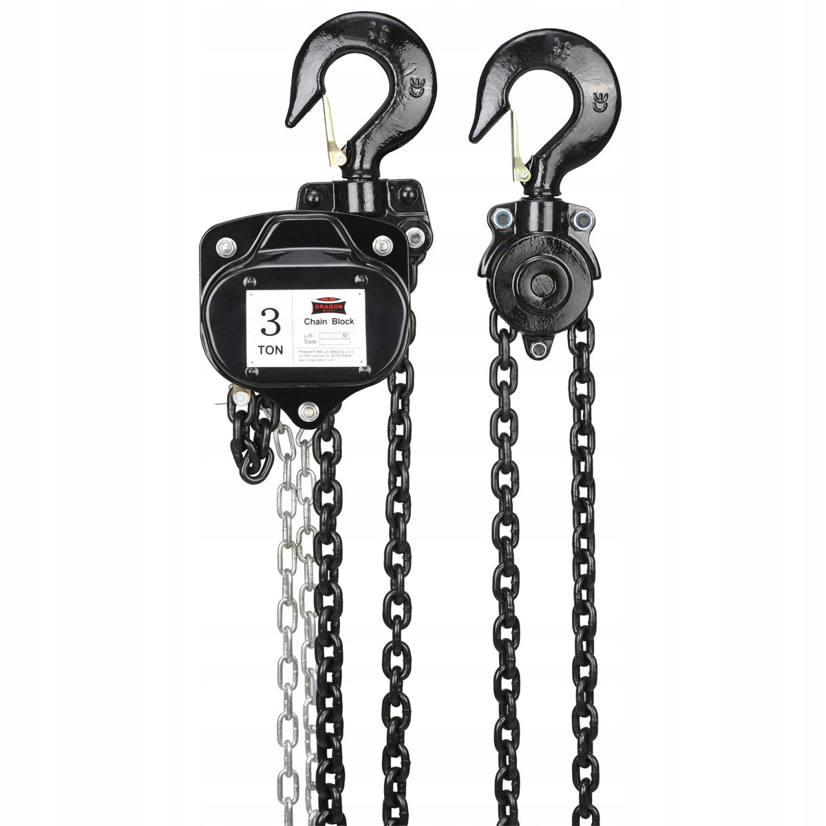 Chain winch Dragon Winch 3T Lifting capacity | Robust 3M hand winch