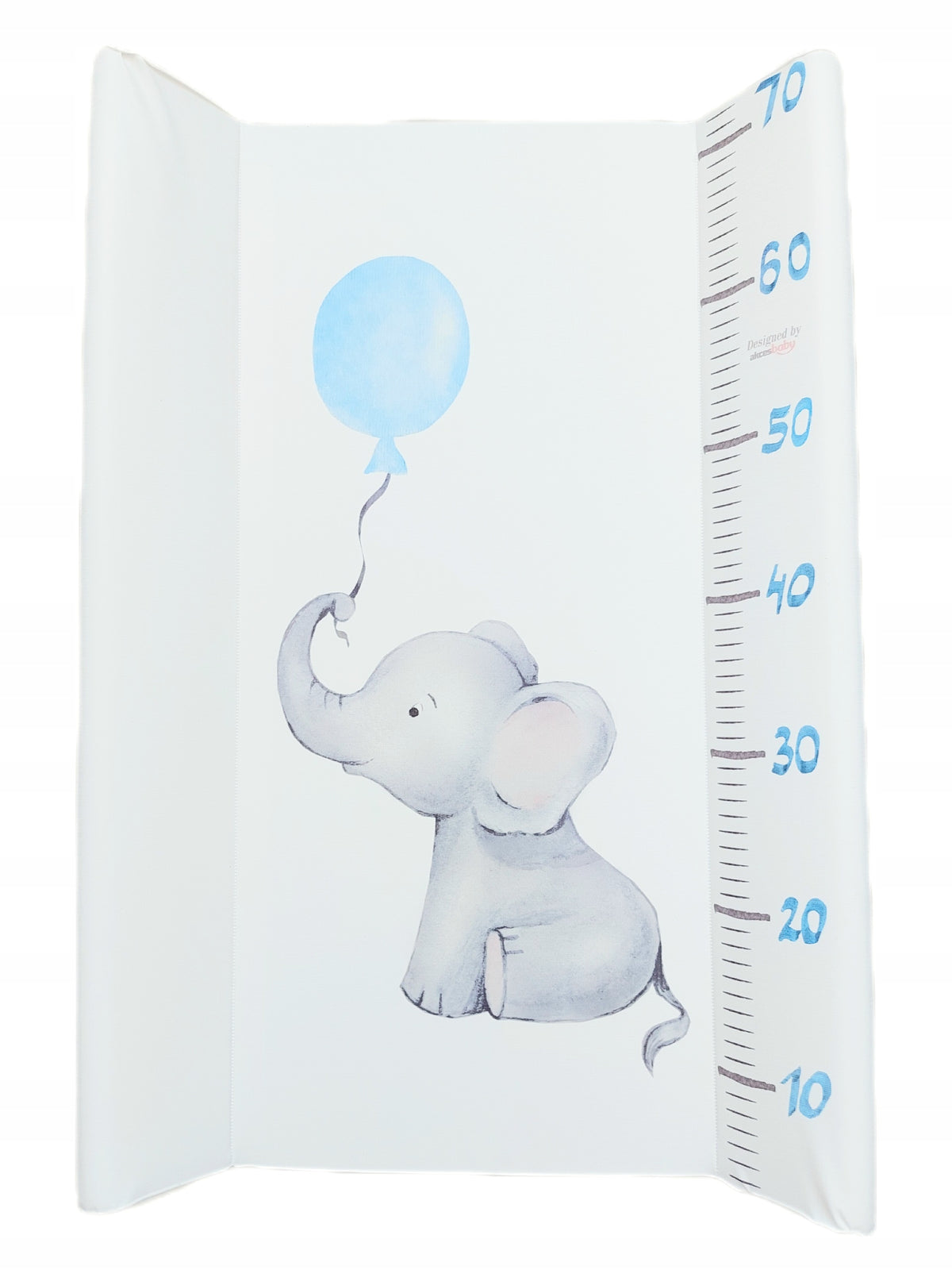 Changing table rigid AkcesBaby 47 x 70 cm blue