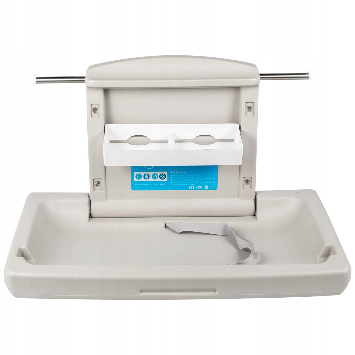 Changing table rigid Vevor 85 x 57 cm grey