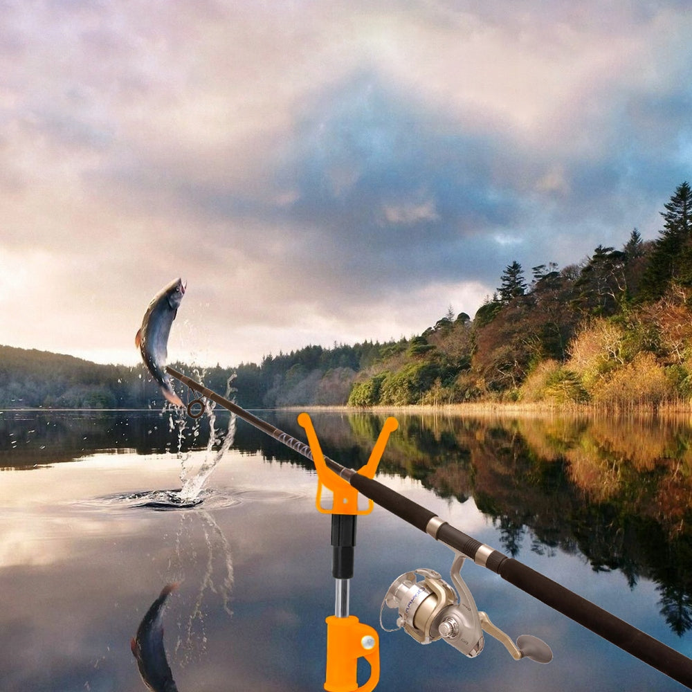 Cheap&Deal FISHING ROD SUPPORT 68/118 cm TELESCOPIC Brand Glimmerstone