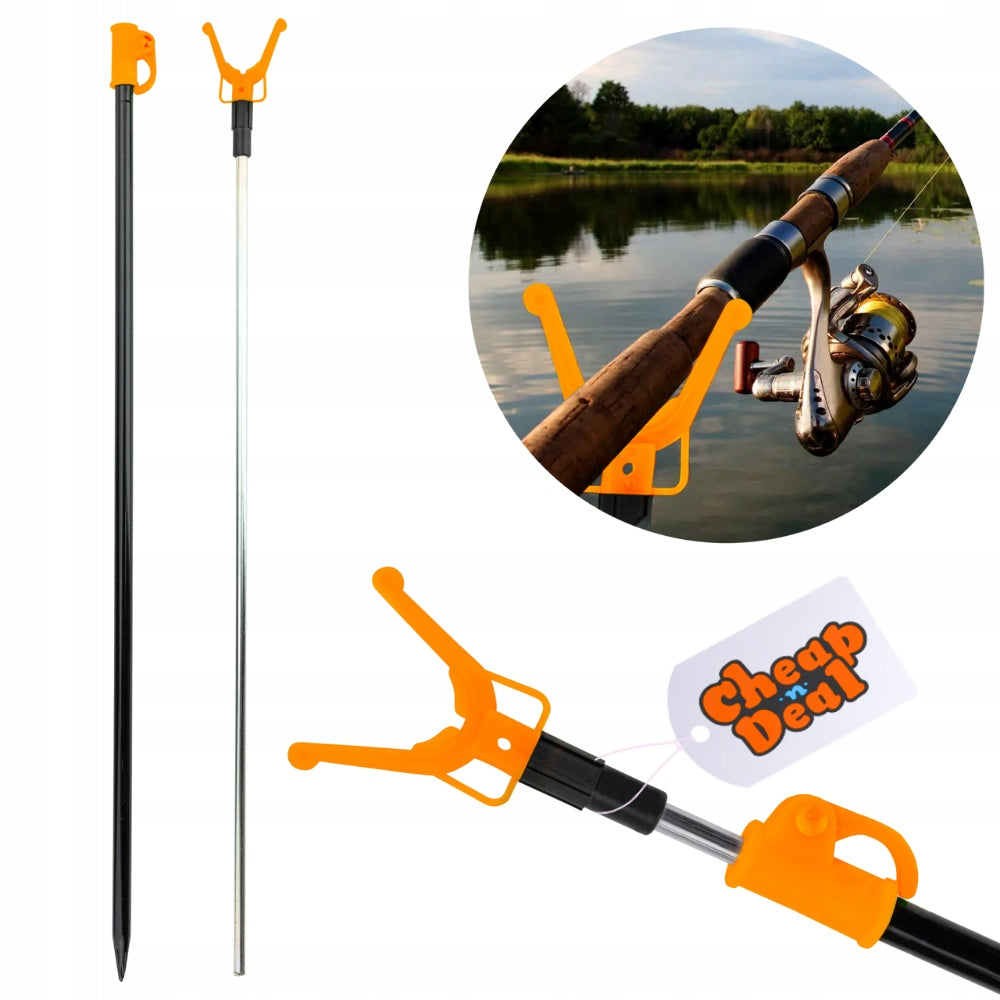 Cheap&Deal FISHING ROD SUPPORT 68/118 cm TELESCOPIC