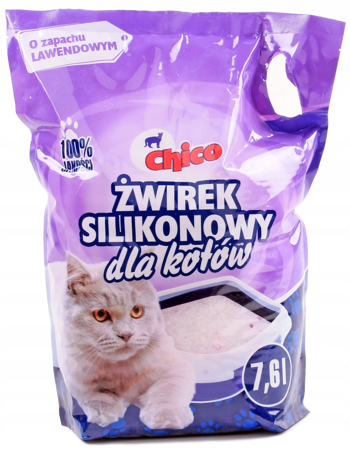 Chico lavender silicone litter for cats 7,6 l Manufacturer code 5901947636589