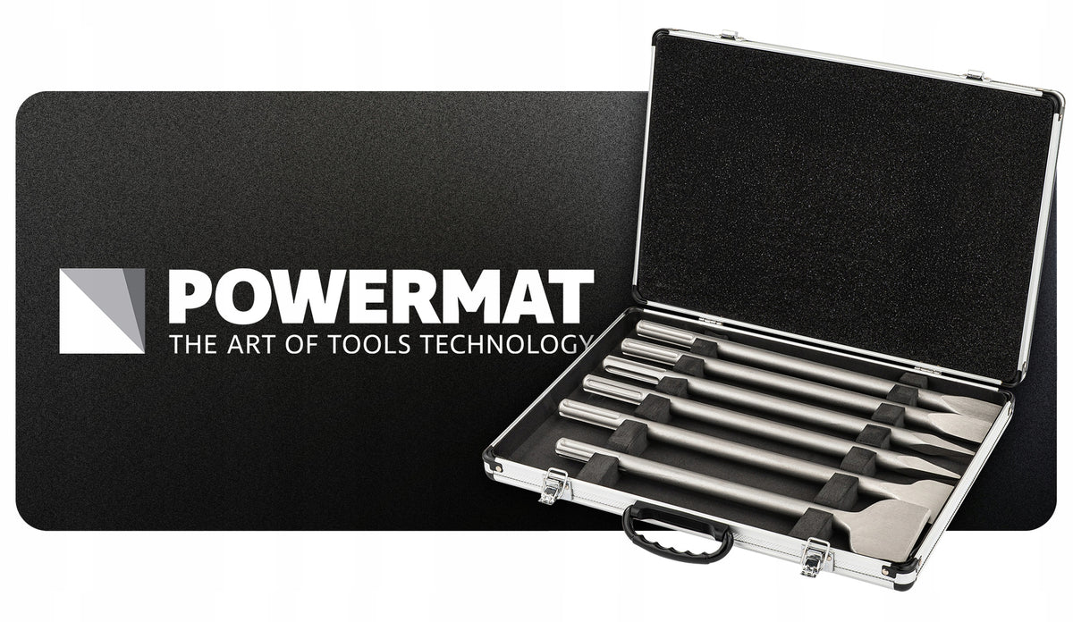 Chisel SDS-Max Powermat 6 pcs. for concrete, brick and stone Packaging status original
