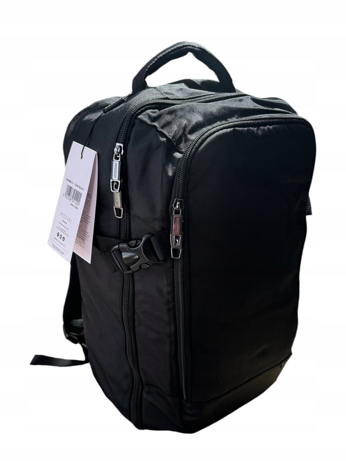 City backpack Puccini 23 l black