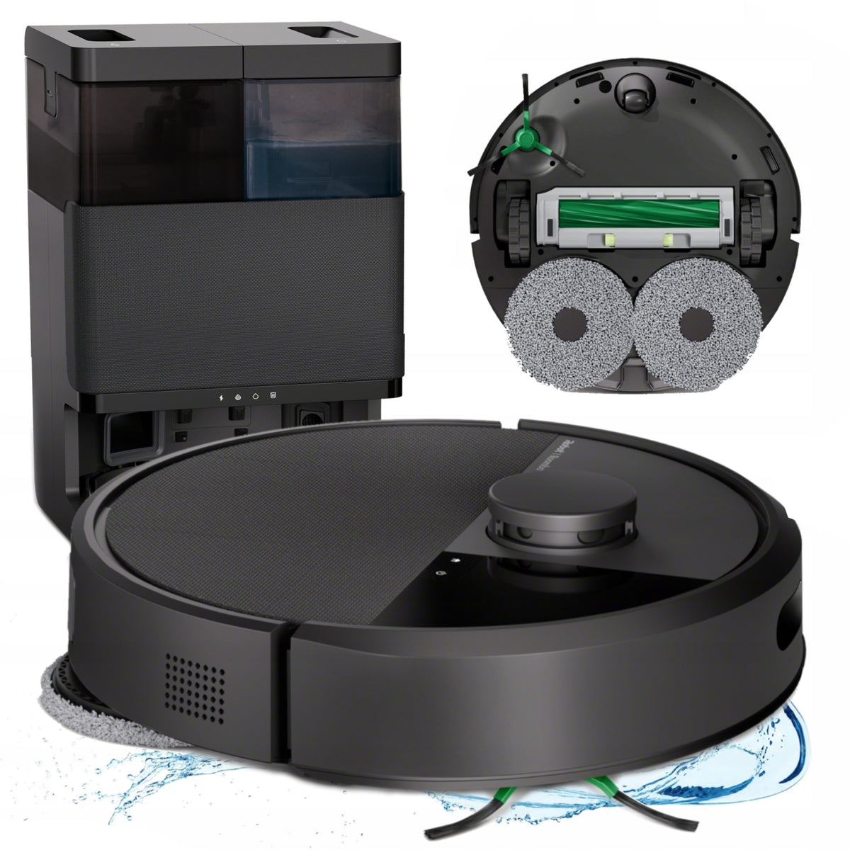 Cleaning Robot Mopping iRobot Roomba Plus 405 Combo + AutoWash Station