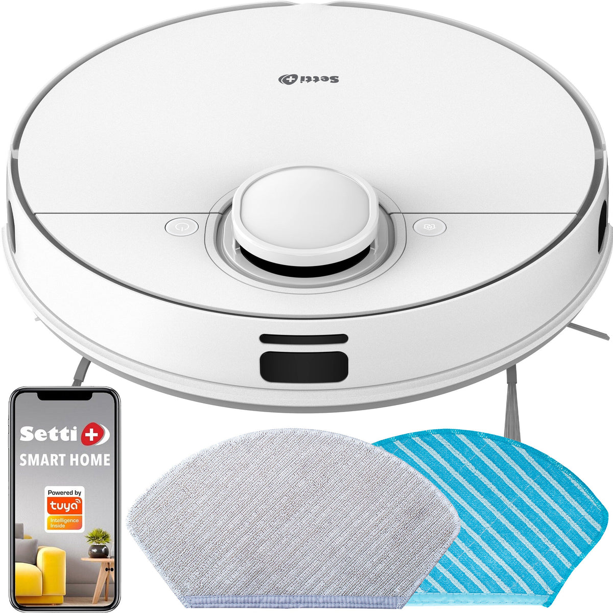 Cleaning robot SETTI+ RV800 White Mopping
