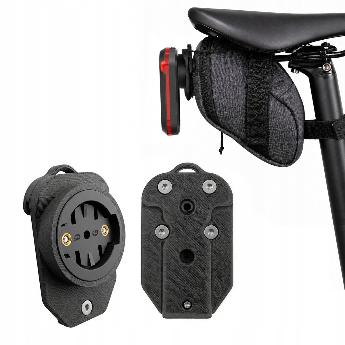 Clips Radar Holder for Saddlebag Bag for Garmin Varia Magene M"
