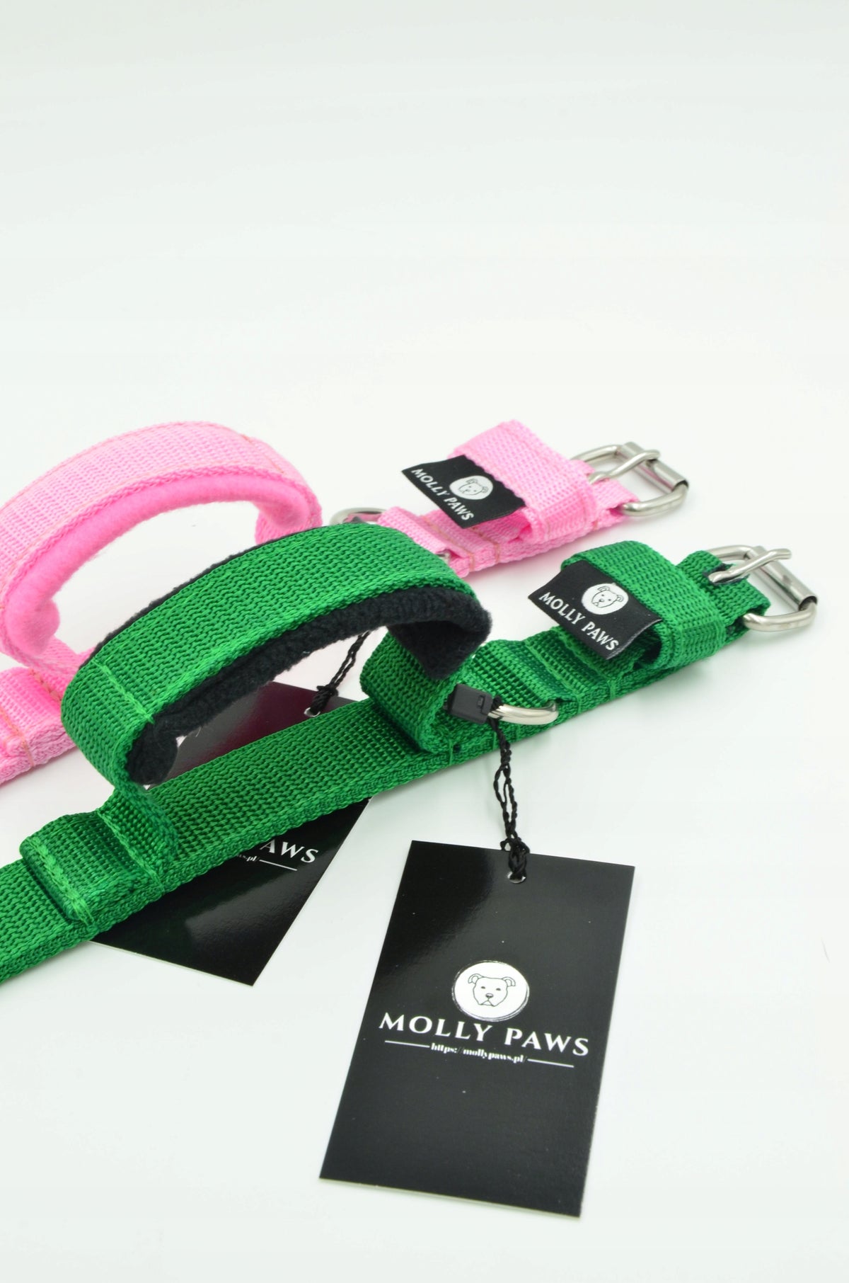 Collar for small dog with handle Roz.42cm-47cm