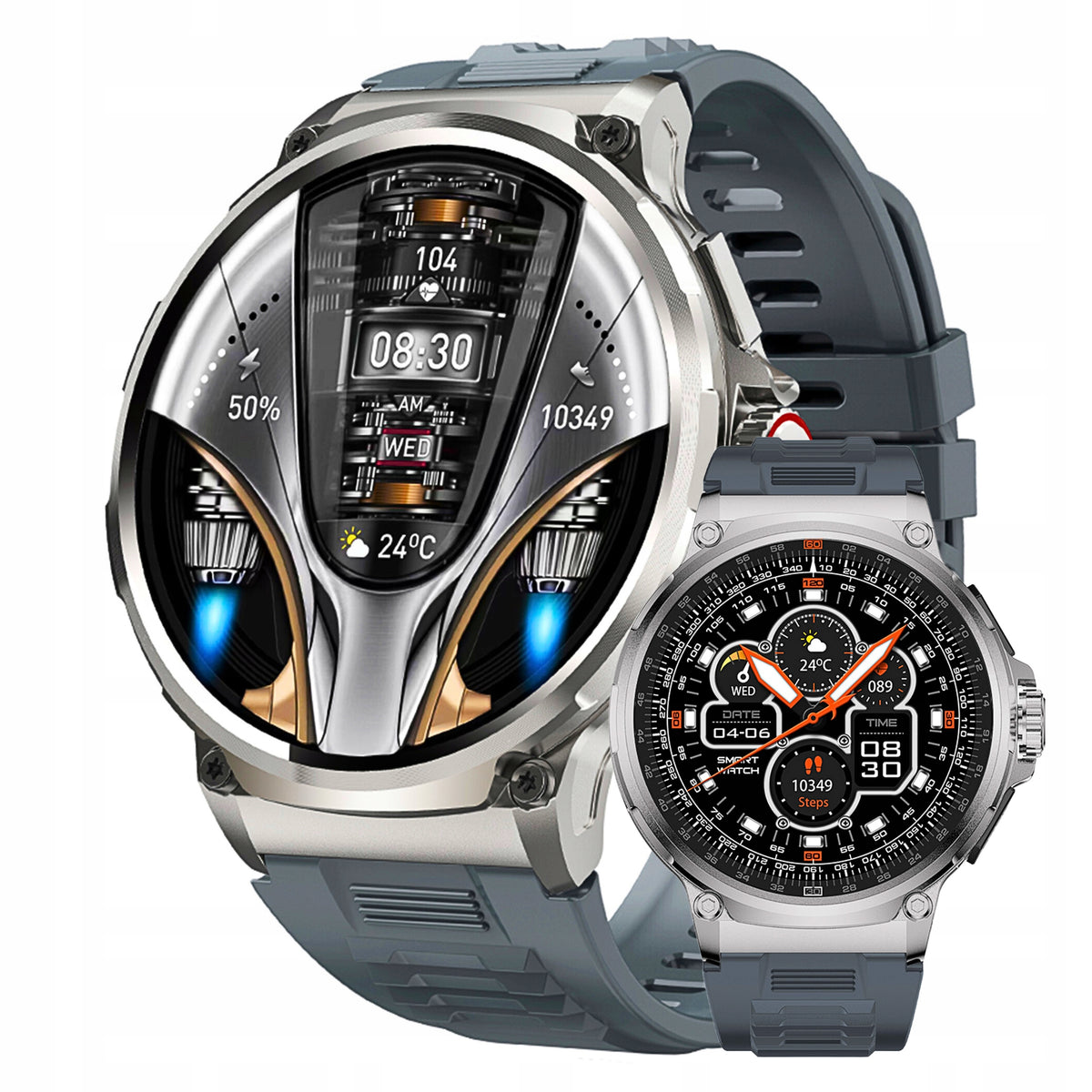 Colmi V69 Smart Sports Watch Smartwatch Bluetooth 5.2 Silver