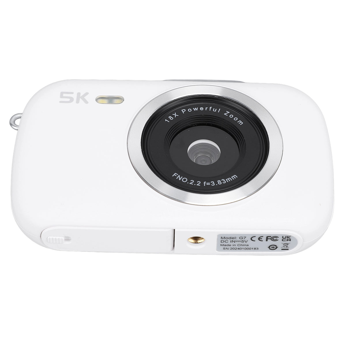 Compact Camera 5K Video 80 MP Camera with 18x BC