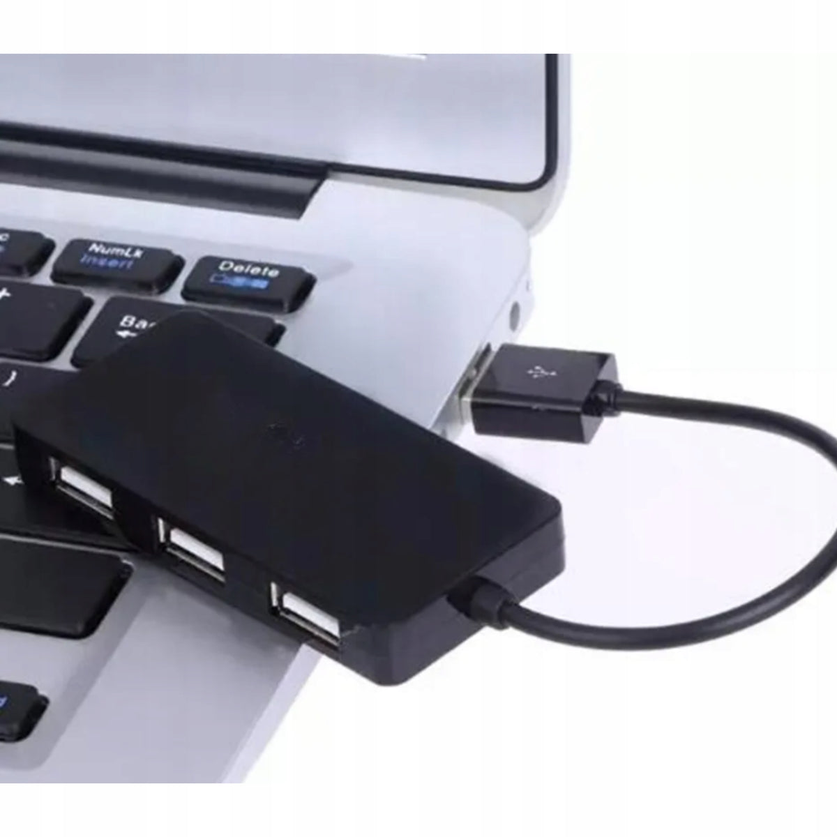 Compact HUB 4in1 Port Splitter USB HUB Splitter 4x USB 2.0