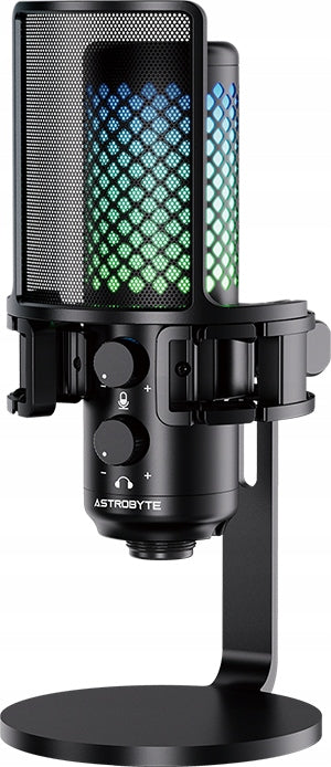 Condenser computer microphone AstroByte TITAN gaming RGB Plug&Play