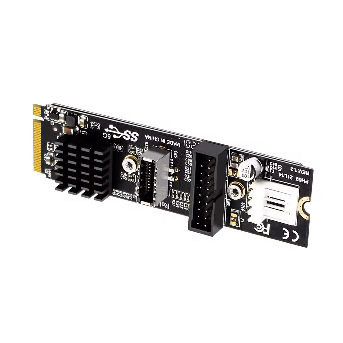 Controller card USB 3.0 5 Gb/s NGFF M.2 KEY-M 2280 (SBC/ROUTER) Manufacturer CN