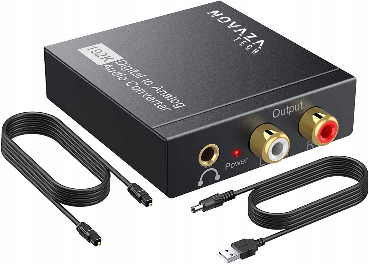 Converter Digital Optical Adapter TOSLINK COAXIAL CINCH RCA STREAMING PCM