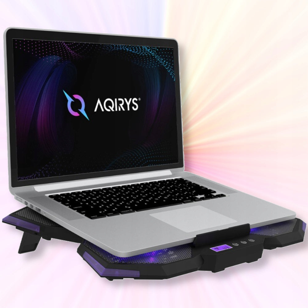 Cooling Stand Laptop Pad Adjustable LARGE 12-17" USB LCD Manufacturer code SPIDERPR