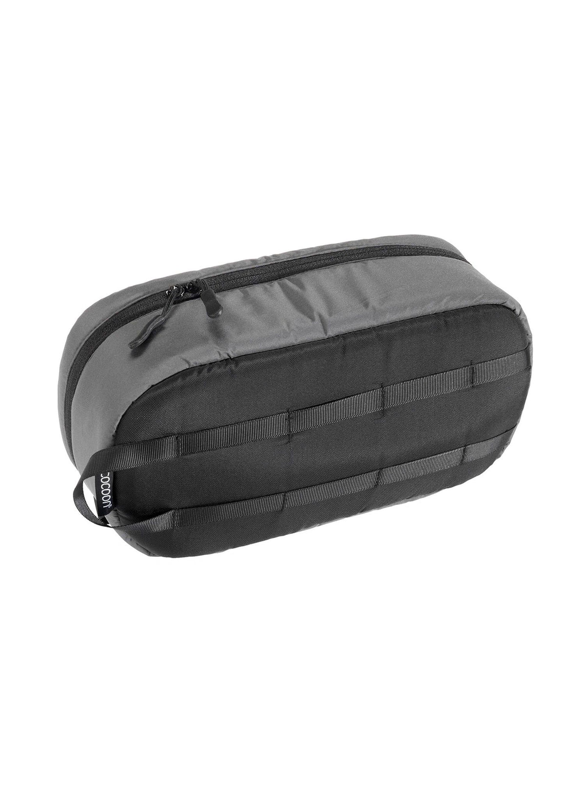 Cover Cocoon Padded Cube M - beluga grey/lime Color gray