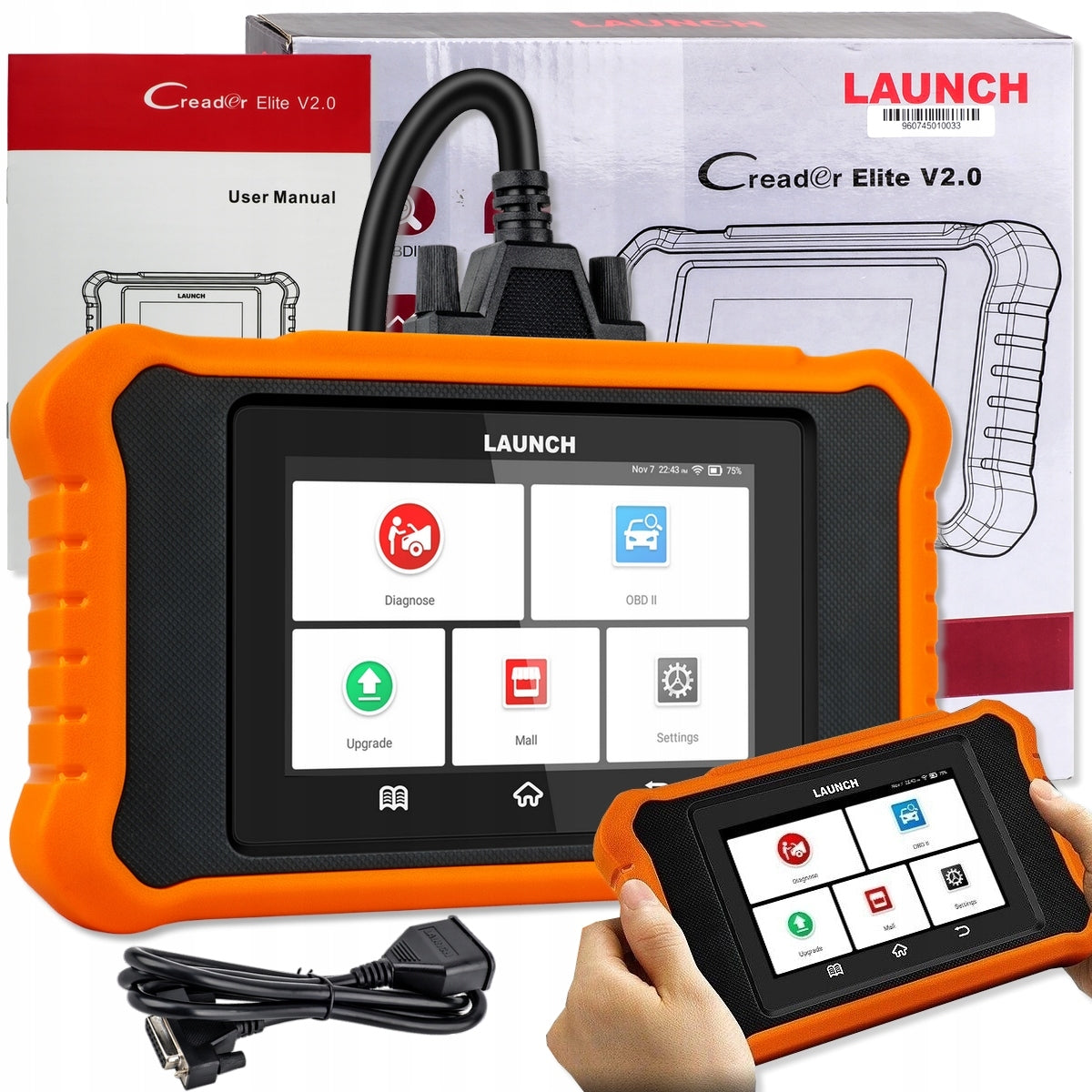 Creader 2.0 PEUGEOT CITROEN OBD2 DIAGNOSTIC INTERFACE Polish ANDROID