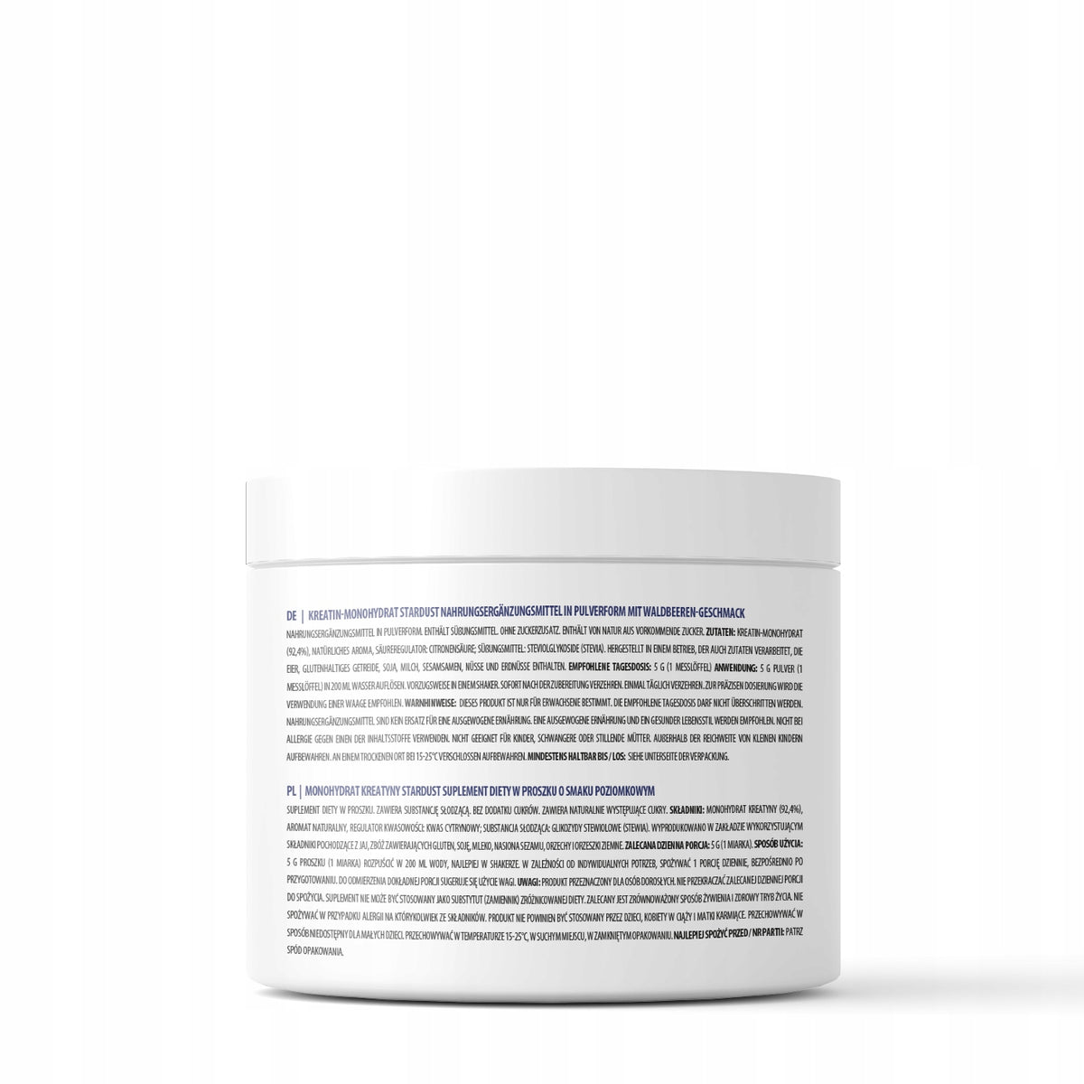 Creatine Monohydrate 250 g Tropical Fruit Muscle Strength Power nutrispace Packaging status original