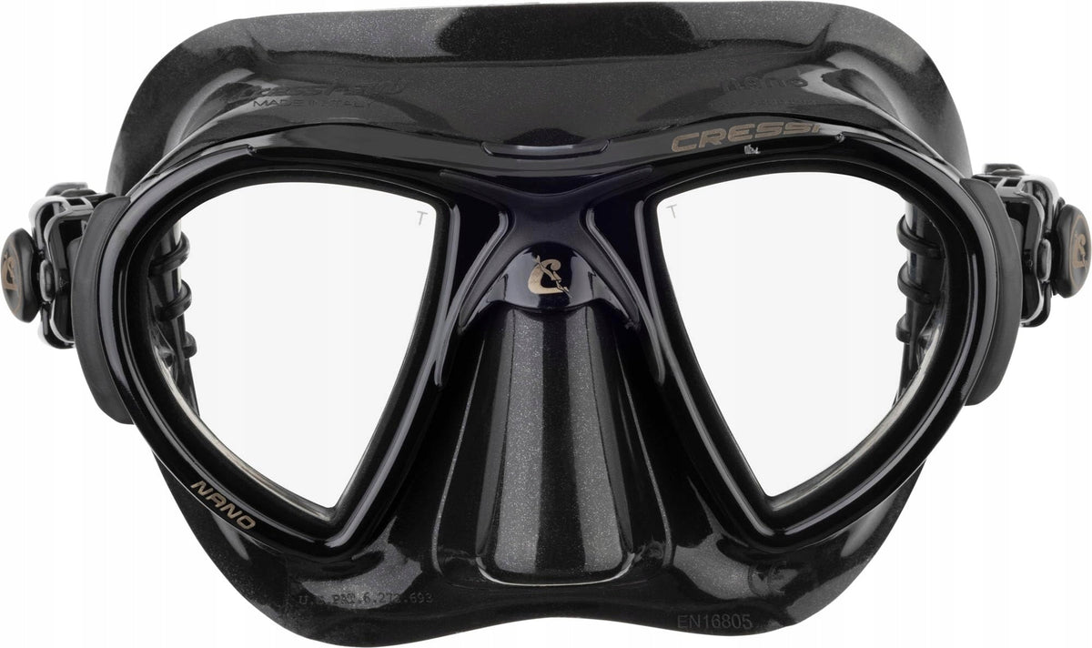 Cressi Unisex-Adult Nano Mask Diving Masks Color black