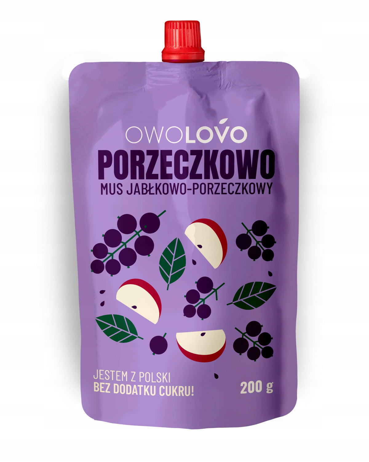 Currant Mousse Owolovo Currant-Apple Musik 200 g