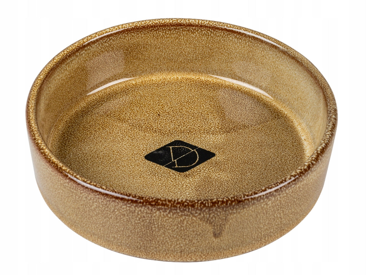 D&D Home Ceramic cat bowl Jasper - Brown 200ml