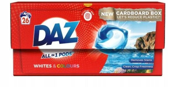 DAZ Washing Capsules 26pcs Colour Great Britain