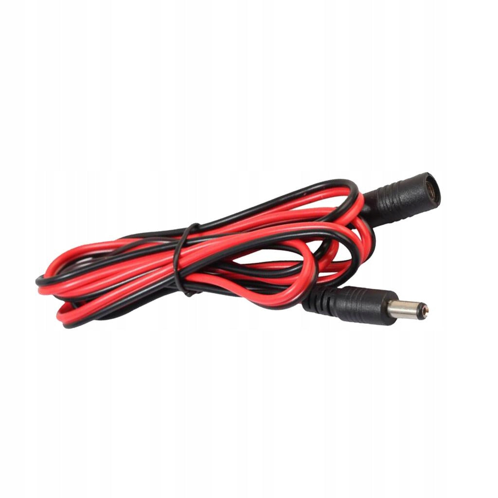 DC Power Plug to Jack Socket Extension Cable 2.1mm X 5.5mm Connector for