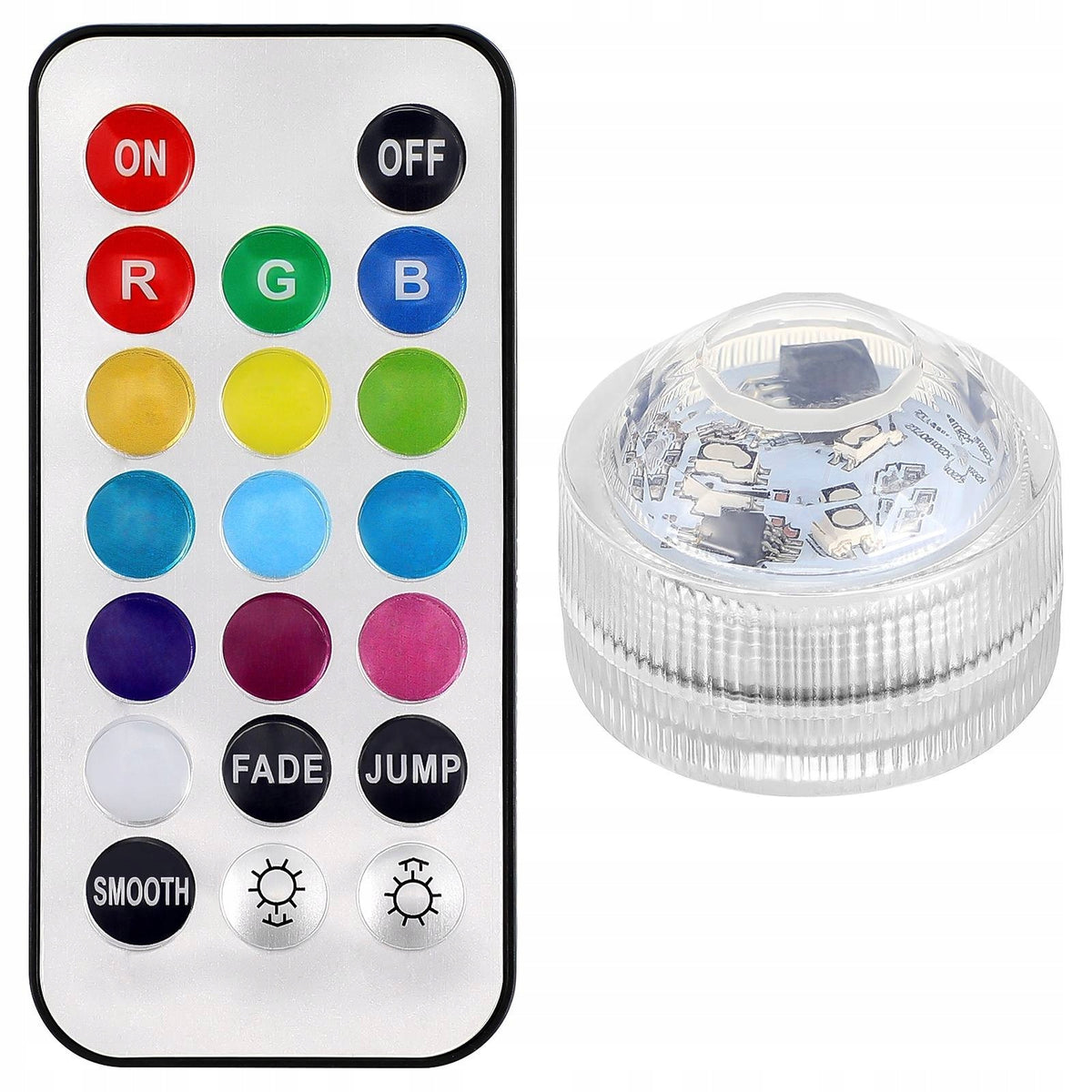 DECORATIVE UNDERWATER LED LIGHTS WITH REMOTE CONTROL FOR AQUARIUM Manufacturer code NA