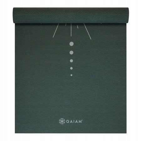 DEEP GREEN VISION YOGA MAT 5 MM 65374 GAIAM Color green