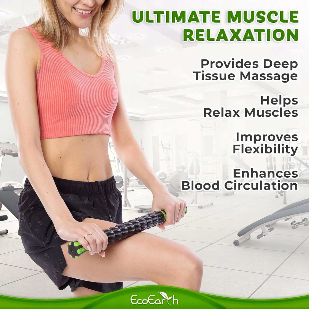 DEEP MASSAGE AND LYMPHATIC DRAINAGE ROLLER WITH 9 ROLLERS Brand Object