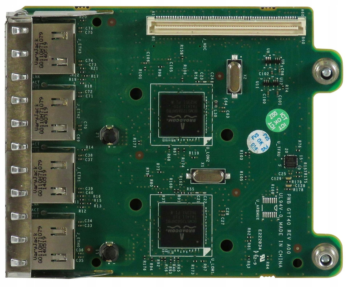 DELL 0FM487 Quad Port 1GbE for R720, R820, R920 Servers