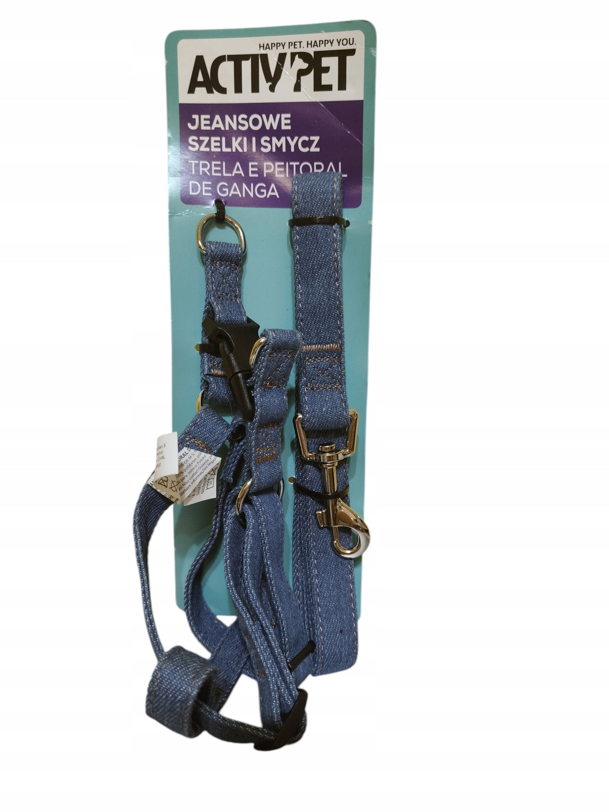 DENIM SUSPENDERS AND LEASH S