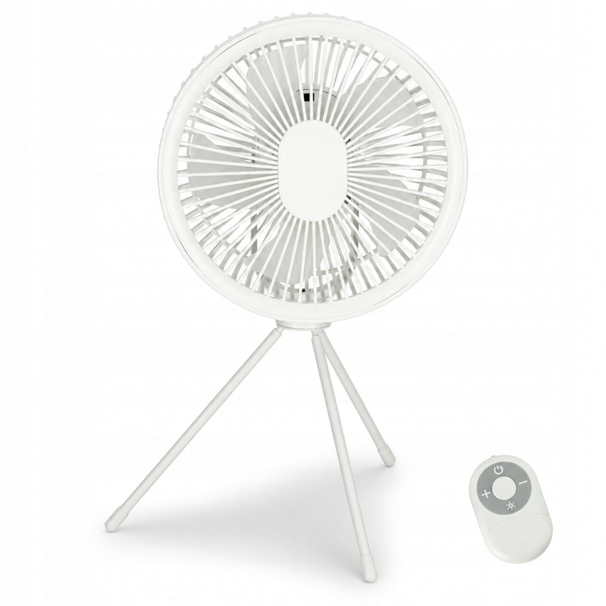 DESK FAN WIRELESS FAN USB REMOTE CONTROL CORDLESS QUIET LED