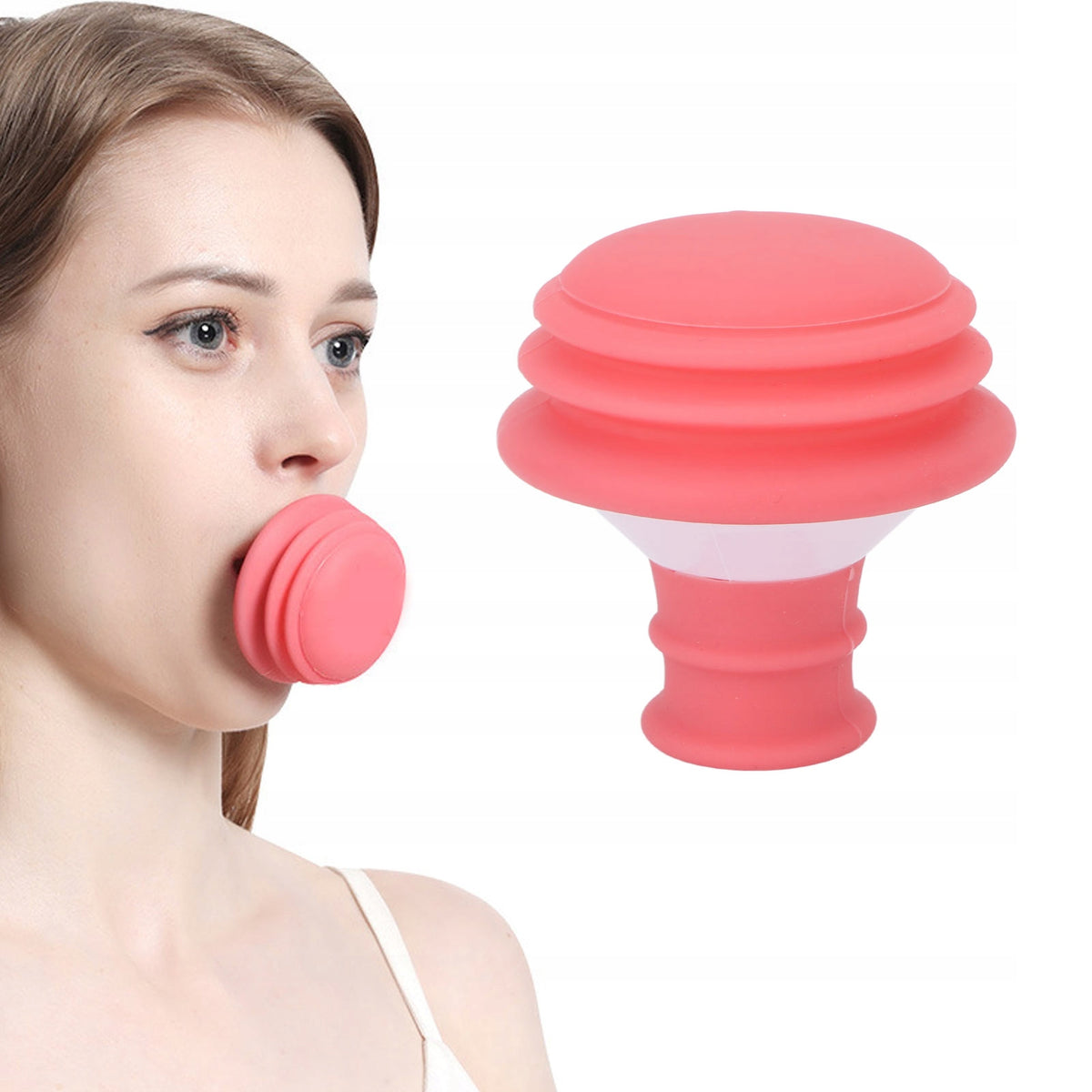 DEVICE FOR EXERCISING THE JAW MUSCLES OF THE FACE