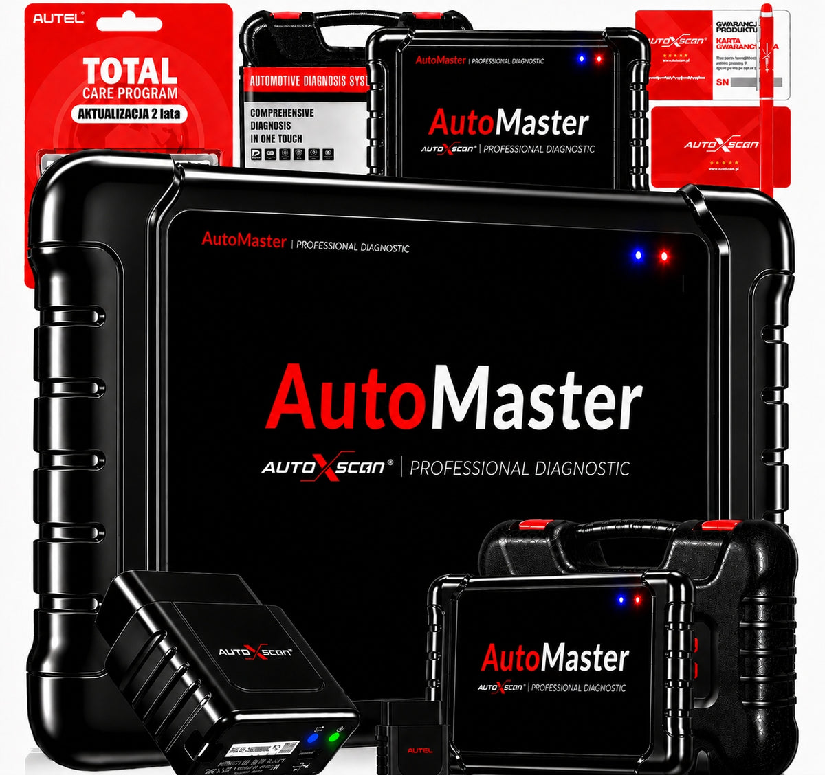 DIAGNOSTIC TESTER AutoMaster RS809BT PRO for WORKSHOP 2L Update Polish